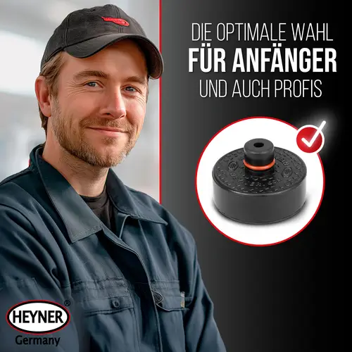 HEYNER® Gummiauflage für Wagenheber passend für TESLA 3 S Y X Rangierwagenheber Gummipuffer flach Gummi Zubehör Auflage HEYNER® Gummiauflage für Wagenheber passend für TESLA 3 S Y X Rangierwagenheber Gummipuffer flach Gummi Zubehör Auflage