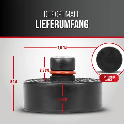HEYNER® Gummiauflage für Wagenheber passend für TESLA 3 S Y X Rangierwagenheber Gummipuffer flach Gummi Zubehör Auflage HEYNER® Gummiauflage für Wagenheber passend für TESLA 3 S Y X Rangierwagenheber Gummipuffer flach Gummi Zubehör Auflage