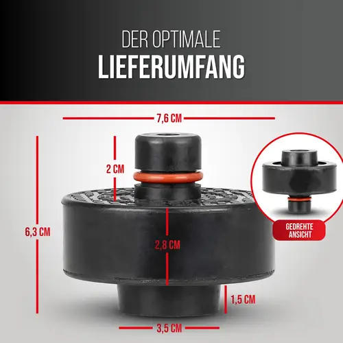 HEYNER® Gummiauflage für TESLA 3 S Y X Rangierwagenheber HEYNER® Art. 347020 Gummi Zubehör Gummipuffer Auflage HEYNER® Gummiauflage für TESLA 3 S Y X Rangierwagenheber HEYNER® Art. 347020 Gummi Zubehör Gummipuffer Auflage