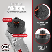 HEYNER® Gummiauflage für TESLA 3 S Y X Rangierwagenheber HEYNER® Art. 347020 Gummi Zubehör Gummipuffer Auflage HEYNER® Gummiauflage für TESLA 3 S Y X Rangierwagenheber HEYNER® Art. 347020 Gummi Zubehör Gummipuffer Auflage