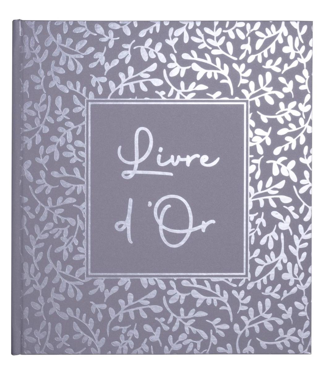 Exacompta Gästebuch 70 Bl blanko Silberschnitt 21x19cm AutentiK Blaugrau 47365E