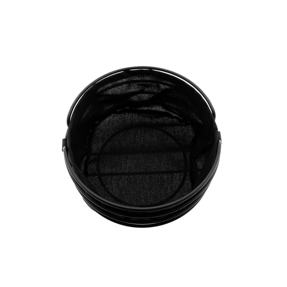 Stilvoller Brotkorb aus Edelstahl mit abnehmbarem Stoffeinsatz aus Baumwolle