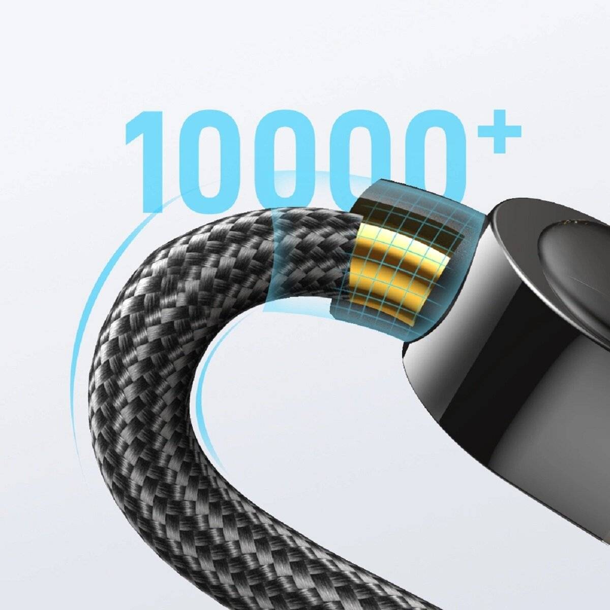 Joyroom Smartphone Kabel Ladekabel Datenkabel 100W USB-C auf USB-C Kabel 1,2m Schwarz
