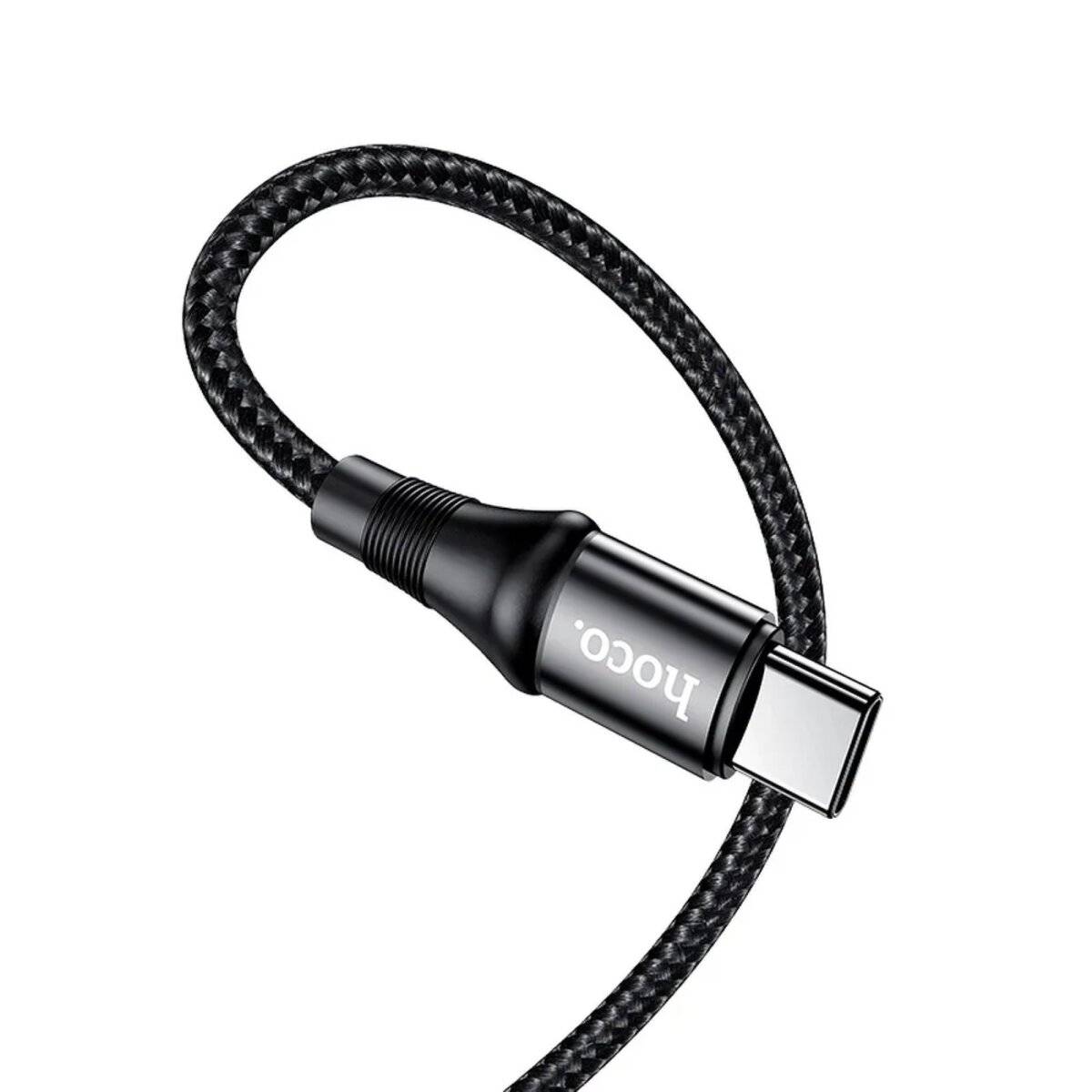 Ladekabel USB Typ C auf USB Typ C PD 100W X50 1m in schwarz
