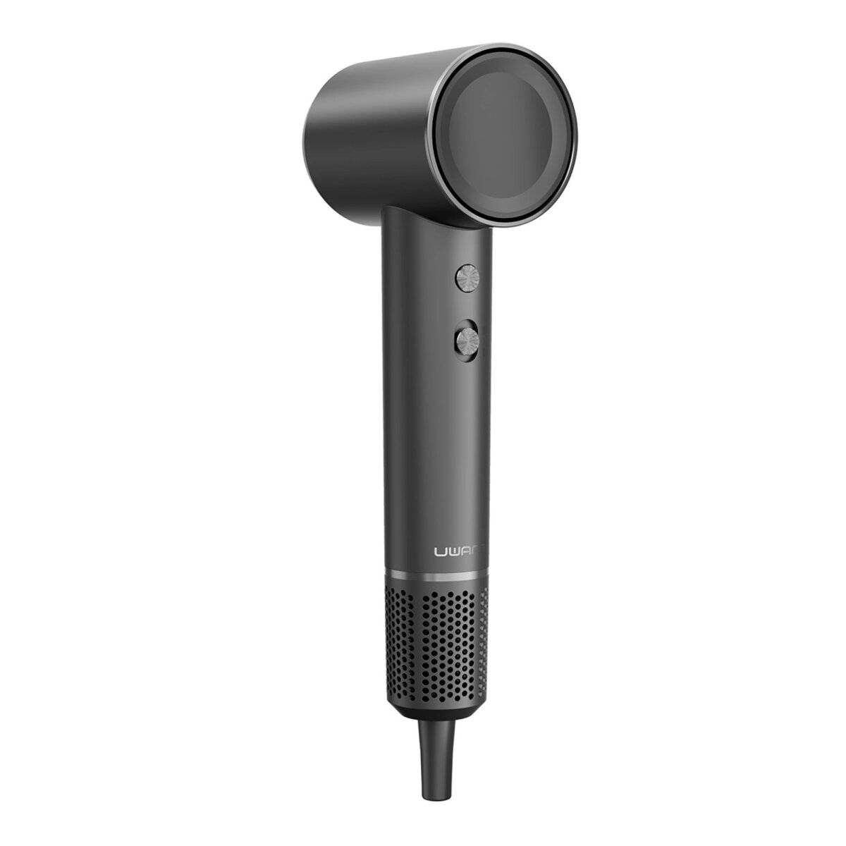 Moderner Haartrockner H100 Grau 1500W 110.000 U/min, mit Kalt- und Warmluft Grau