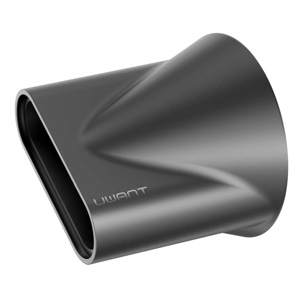 Moderner Haartrockner H100 Grau 1500W 110.000 U/min, mit Kalt- und Warmluft Grau