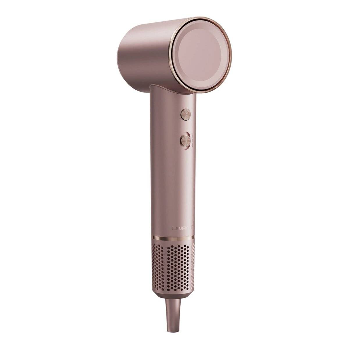 Moderner Haartrockner H100 Grau 1500W 110.000 U/min, mit Kalt- und Warmluft Rosa