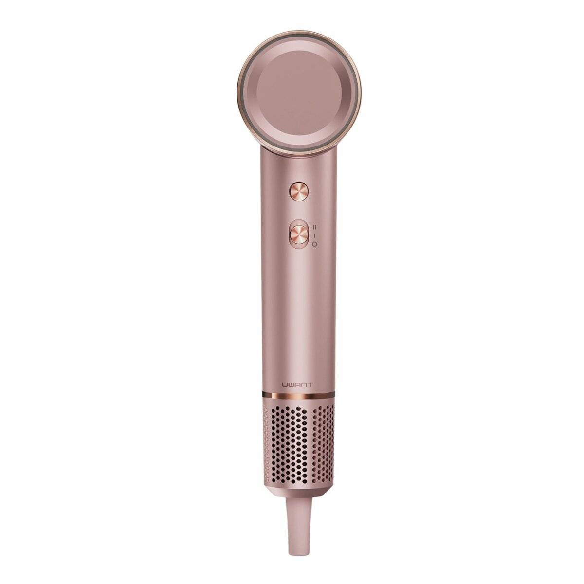 Moderner Haartrockner H100 Grau 1500W 110.000 U/min, mit Kalt- und Warmluft Rosa
