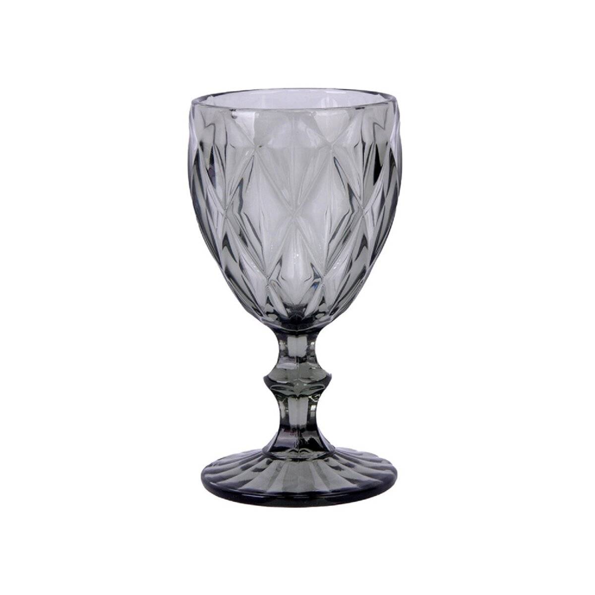 Schäfer Diamond Weingläser – Perfekte 6er Set Weißweingläser mit 250 ml Anthrazit