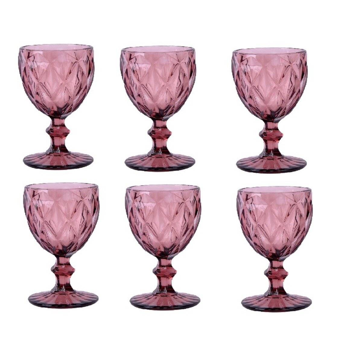 Schäfer Diamond Weingläser – Perfekte 6er Set Weißweingläser mit 250 ml Beere