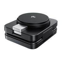 3 in 1 Magnetladegerät in Schwarz - Schnellladegerät mit faltbarem Design 3 in 1 Magnetladegerät in Schwarz - Schnellladegerät mit faltbarem Design