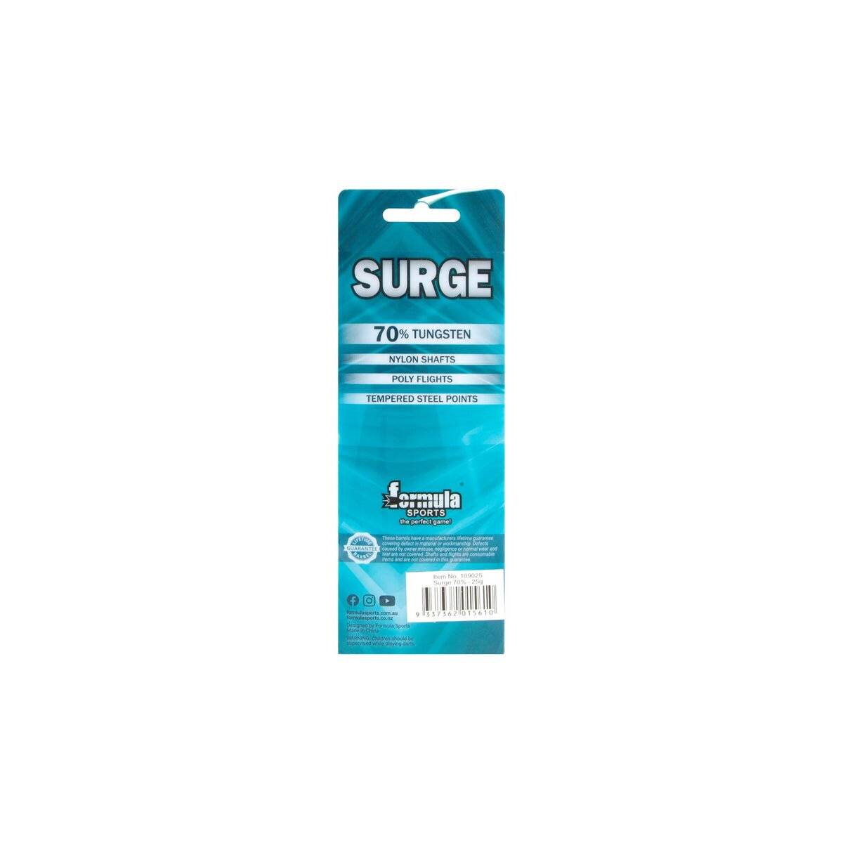 3x Surge 70% Tungsten Darts 23g