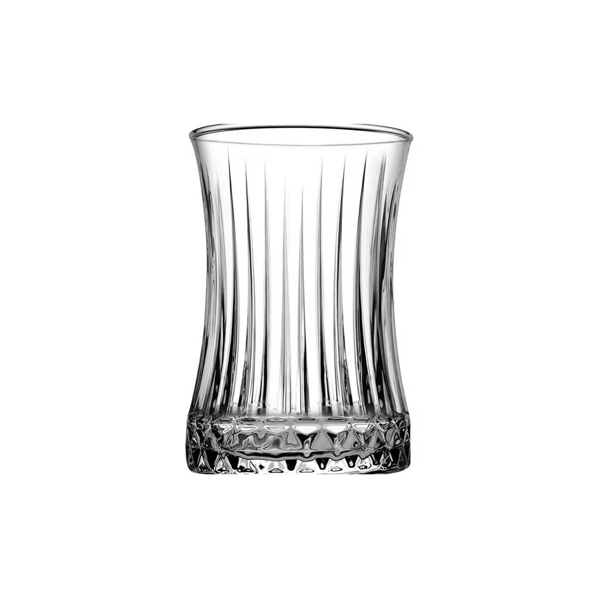 Elegantes 12er-Set Teegläser mit Unterteller 170 ml - dezente & luxuriöse Optik