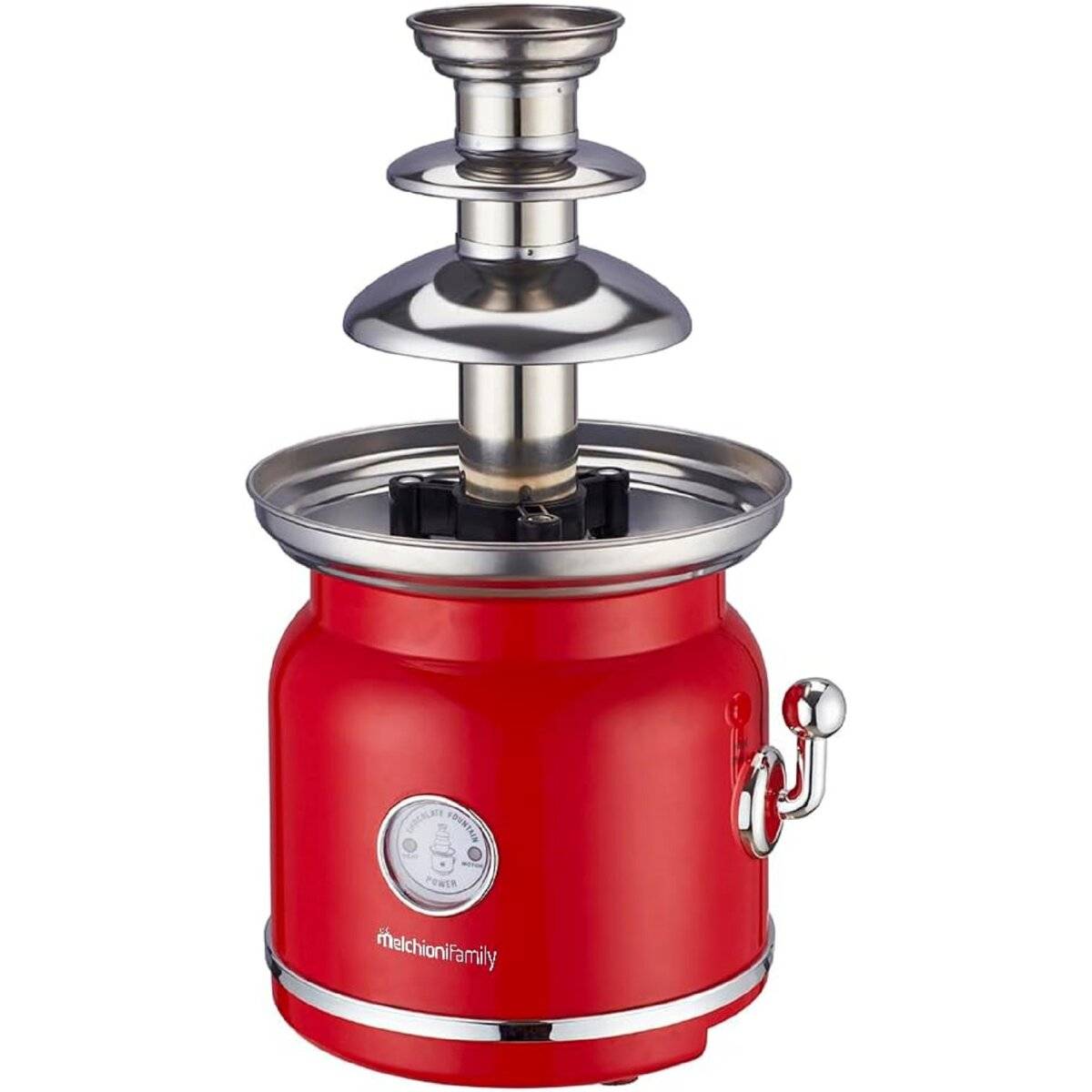 Schokoladenbrunnen Choco mit 3 Stufen, mit Heizfunktion und Motorfunktion, 90W