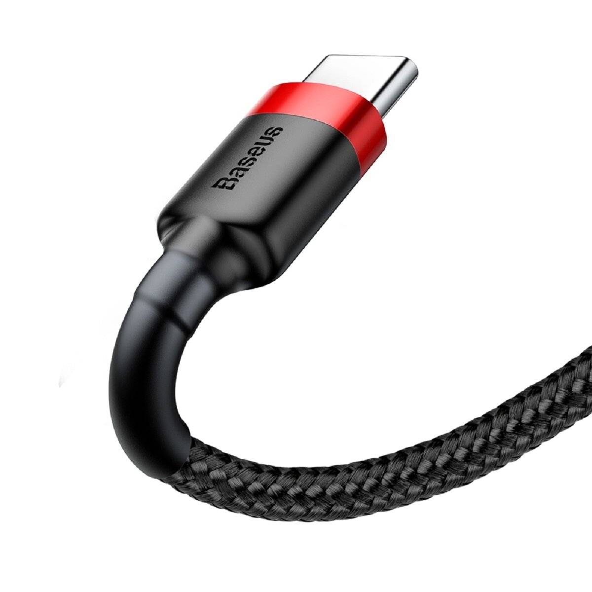 Baseus USB zu USB-C Kabel 3A – 0,5m Daten- und Ladekabel in Schwarz