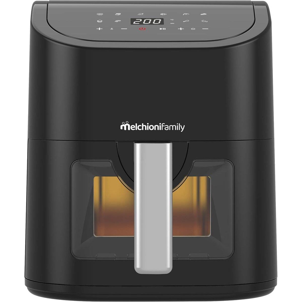 1600W Heißluftfritteuse 5,2 Liter ,mit Transparentem Fenster Air Fryer