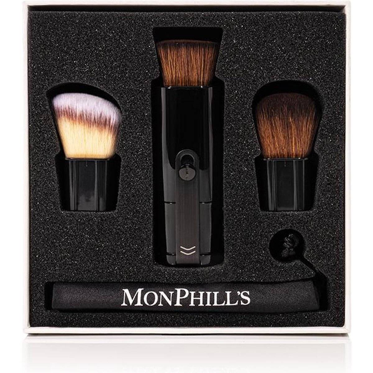 Einziehbare Bürste Ideal auch als Rouge- oder Highlighter-Pinsel