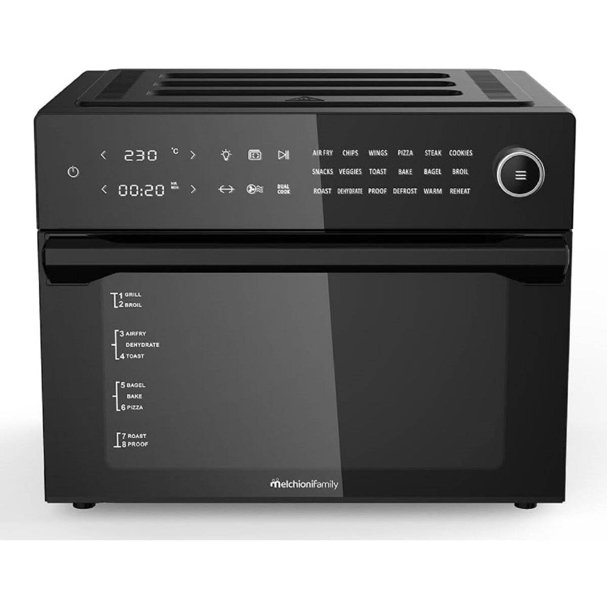 1800W Heißluftfritteuse 30 Lt Kapazität BENEDETTA Air Fryer