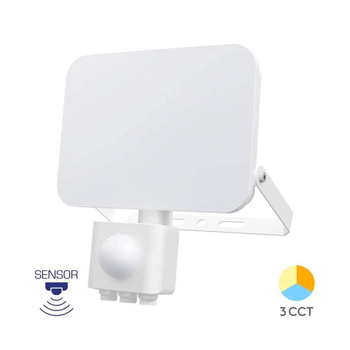 LED Flutlichtstrahler mit Bewegungssensor 30W | 3in1 | IP54 3CCT