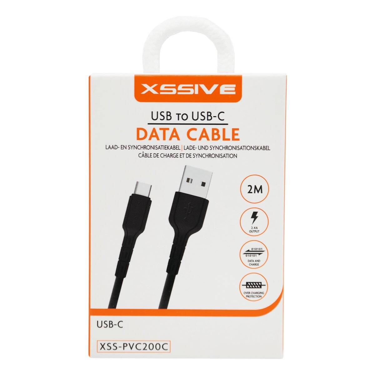 USB zu USB-C 2 Meter Daten und Ladekabel | 3.1 Gen2 Cable Data Transfer, 100W 20V/2.4A