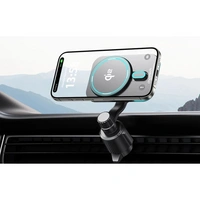 Autohalterung mit Ladefuntktion 15W in Schwarz - Schnellladegerät MagLeapWireless Autohalterung mit Ladefuntktion 15W in Schwarz - Schnellladegerät MagLeapWireless