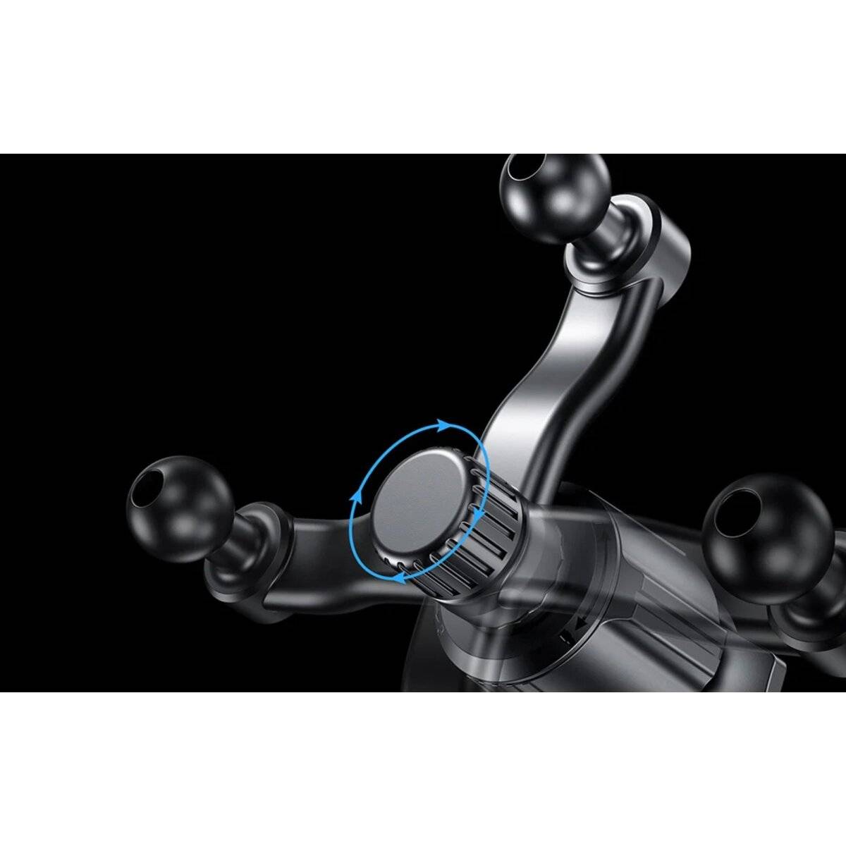 Autohalterung mit Ladefuntktion 15W in Schwarz - Schnellladegerät MagLeapWireless