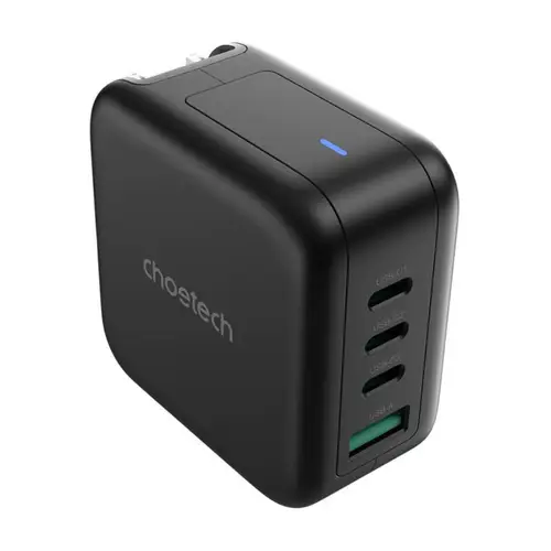 GaN-Netzladegerät mit US-, EU-, UK- und AU-Adapter 70W in Schwarz GaN-Netzladegerät mit US-, EU-, UK- und AU-Adapter 70W in Schwarz
