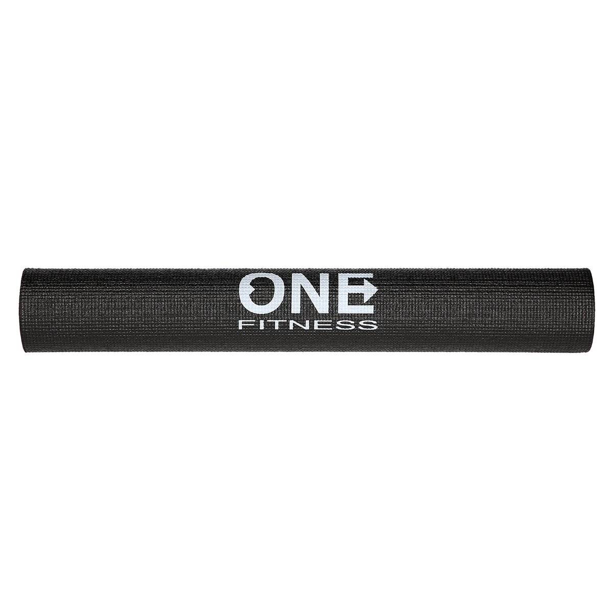 Übungsmatte Rutschfeste Yogamatte – 173,5 cm lang für komfortables Training Schwarz
