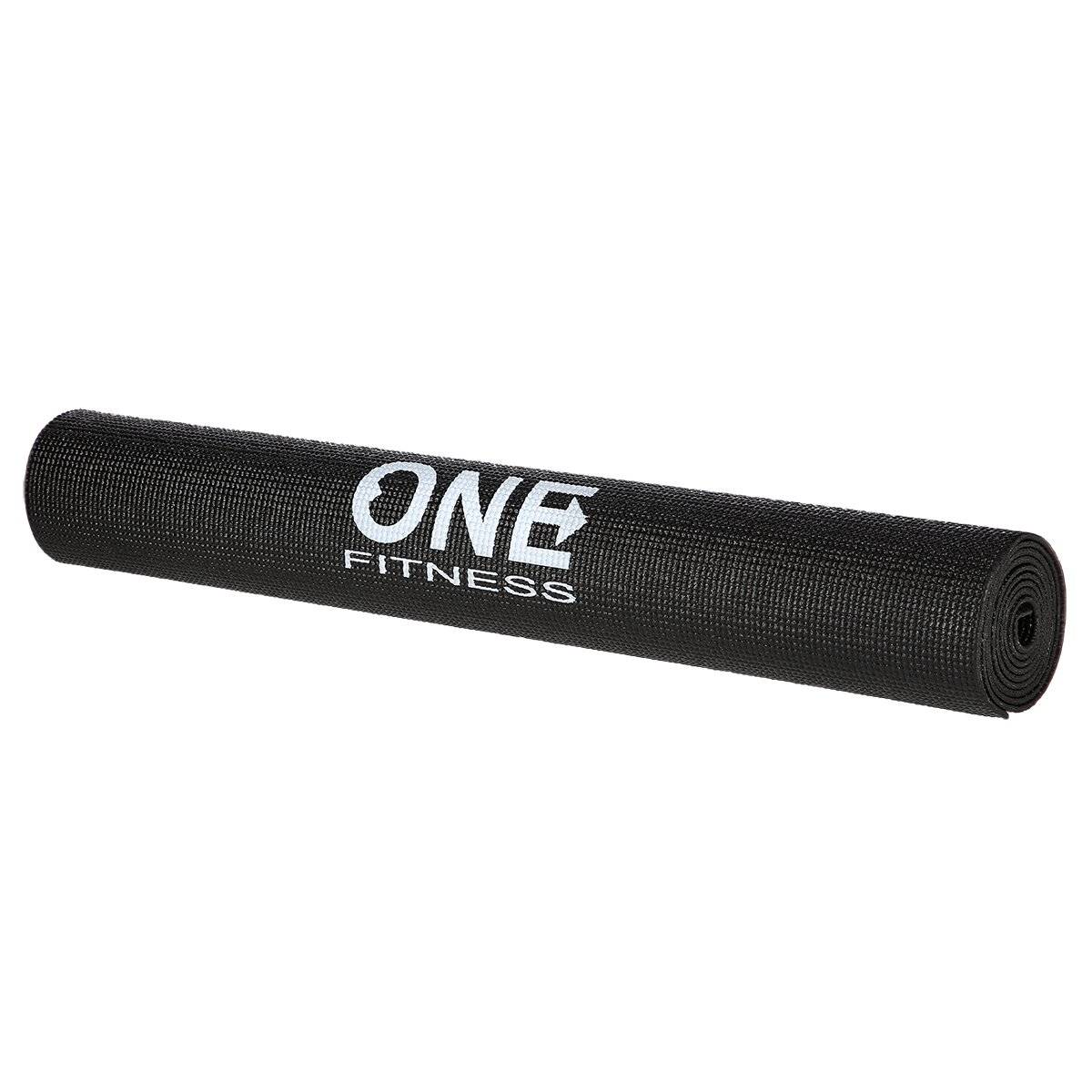 Übungsmatte Rutschfeste Yogamatte – 173,5 cm lang für komfortables Training Schwarz