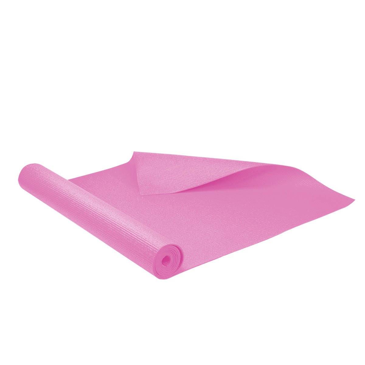 Übungsmatte Rutschfeste Yogamatte – 173,5 cm lang für komfortables Training Pink
