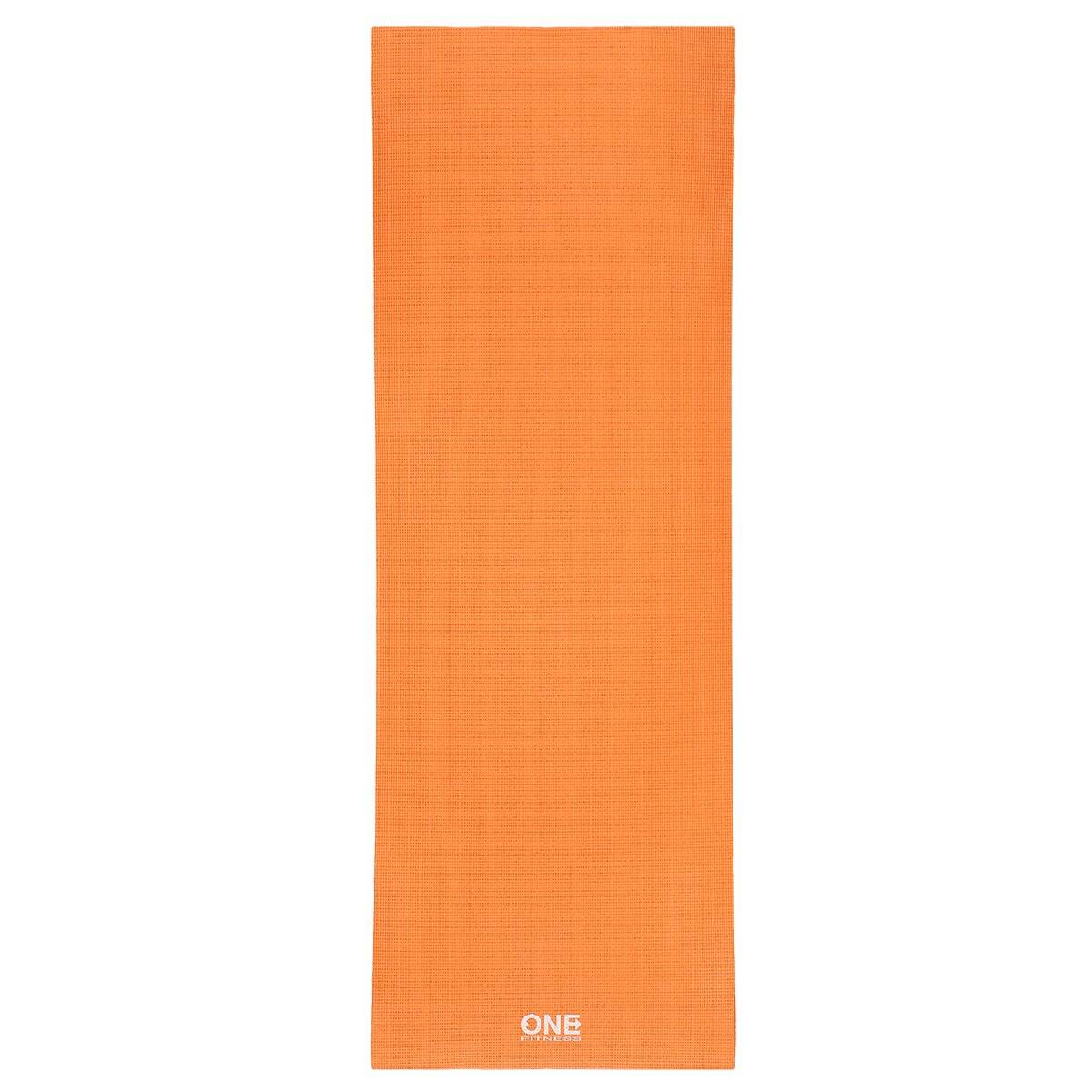 Rutschfeste Übungsmatte – 173 cm lange Yogamatte für Komfort und Stabilität Orange