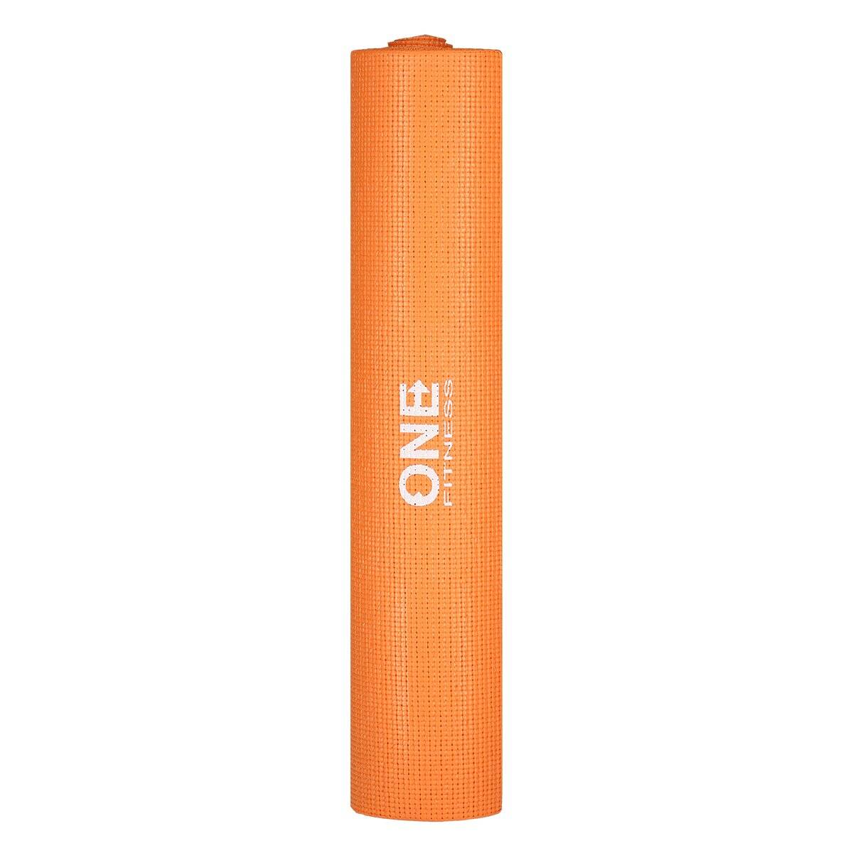 Rutschfeste Übungsmatte – 173 cm lange Yogamatte für Komfort und Stabilität Orange