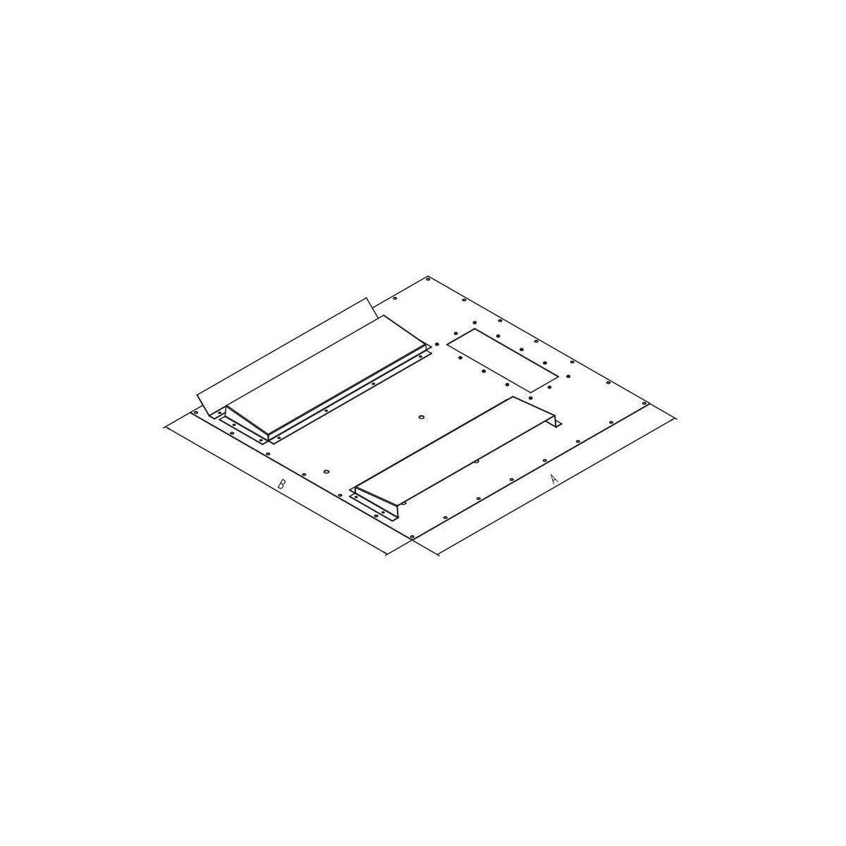 RAB-RV-X61-Z6 - Zusatzblende für die Montage der Klimaeinheit Typ Y1, Y2 , quer