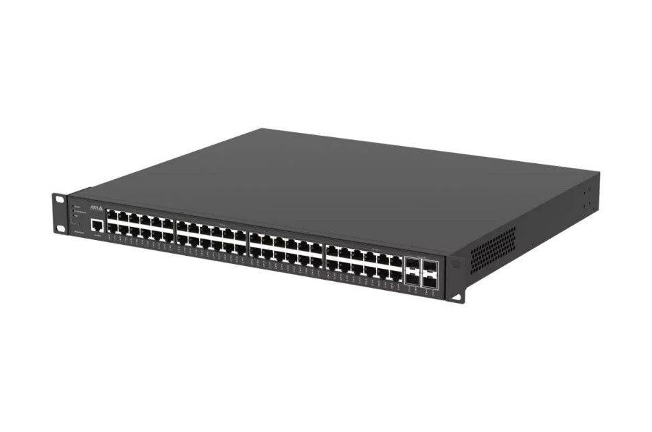 AXIS D8248 MANAGED POE++ SWITC, 48-Port PoE++ Switch mit 4 SFP+-Ports, 740W