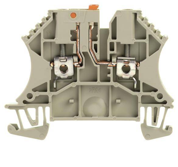 Weidmüller WTR 2.5 Prüftrenn-Reihen- Klemme 2,5qmm Schraubanschl. 1855610000 (Inhalt 1 Stück)