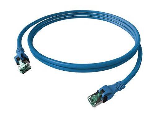 EASYLAN - saCon DualBoot Patchkabel S/FTP blau 3.00m Kat.6A - FTP - SFTP