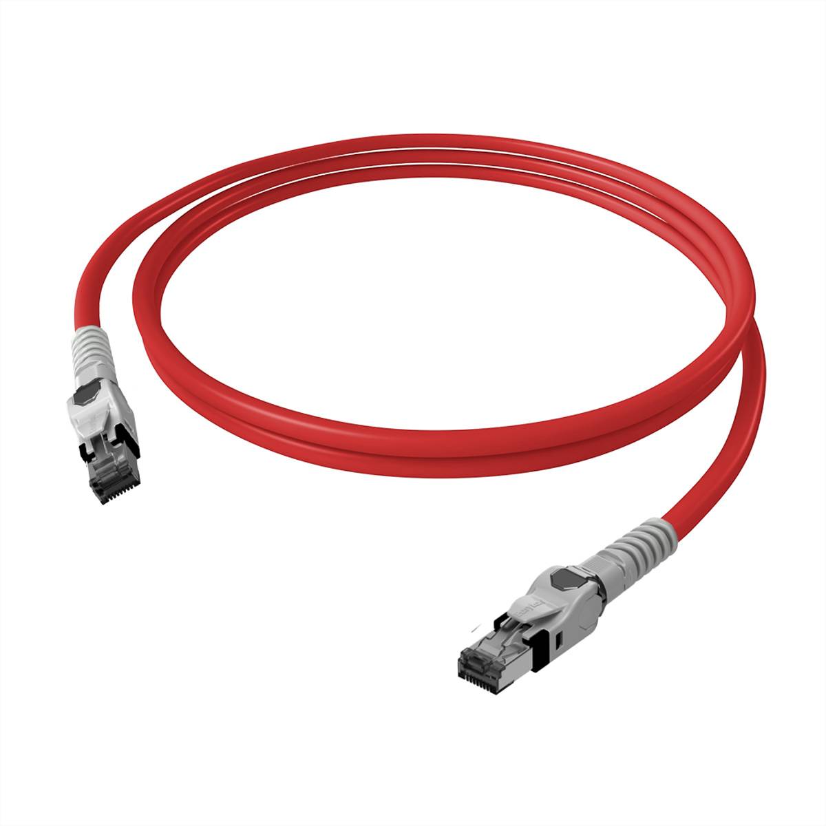 EASYLAN - VarioBoot Patchkabel Kat.6A S/FTP rot 1.00m - FTP - SFTP