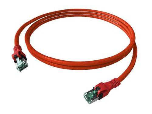 EasyLan DualBoot PushPull Patchkabel Cat.6A (ISO/IEC), S/FTP, rot, 5,0 m