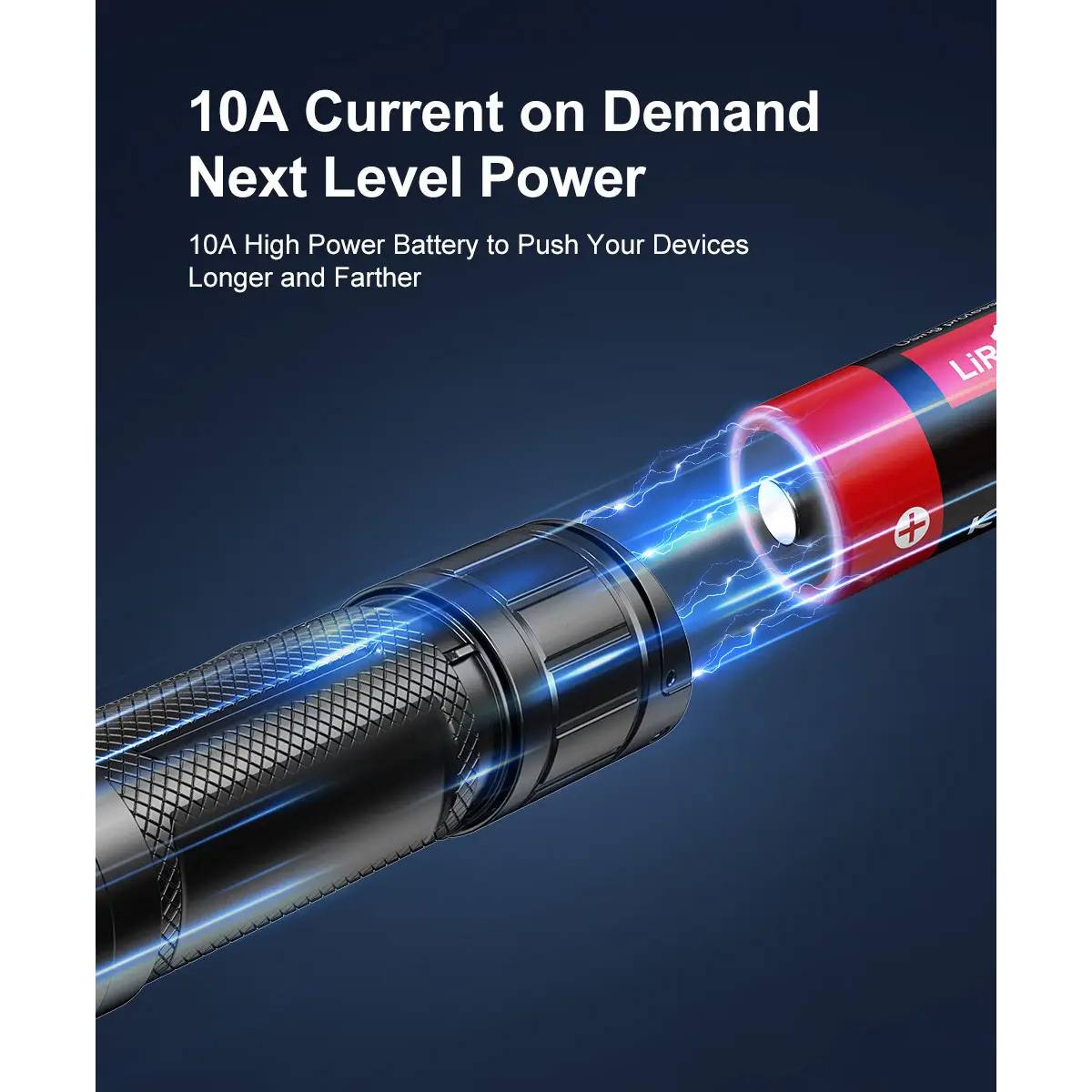 Klarus 18GT-40 | 18650 geschützter Lithium-Ionen Akku 3,6V 4000mAh