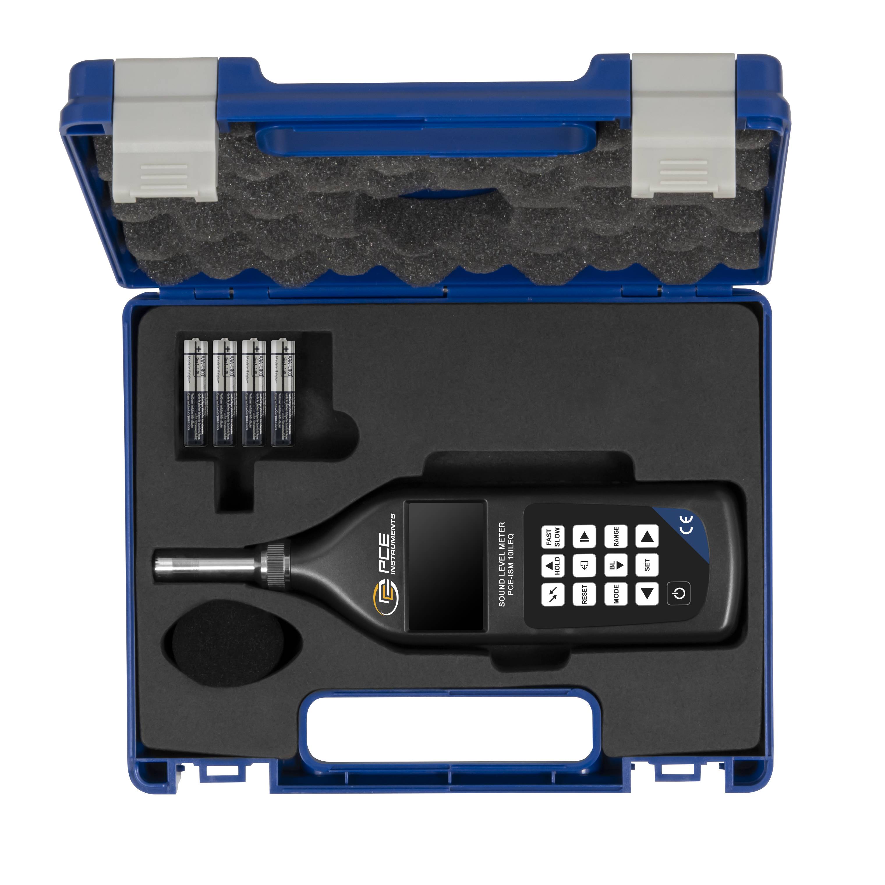 PCE Instruments Impuls Schallmessgerät PCE-ISM 10ILEQ |20...130dB |Auflösung 0,1dB |IEC 61672-1 Klasse II |HOLD MAX LEQ