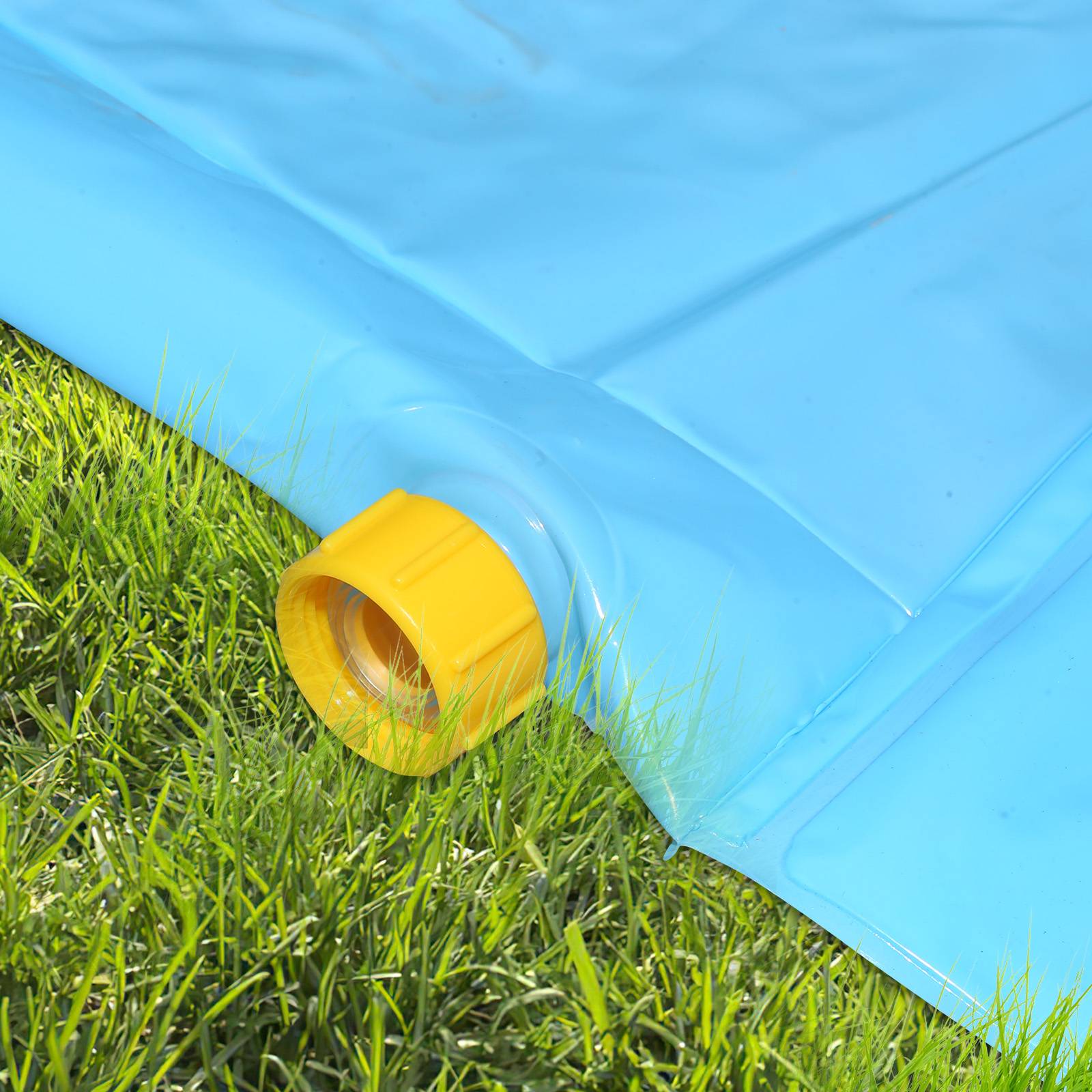 Wasserrutsche im Freien für Kinder Kinderspaß Wasserrutsche mit Sprühsystem Wasserspaß 550x145cm