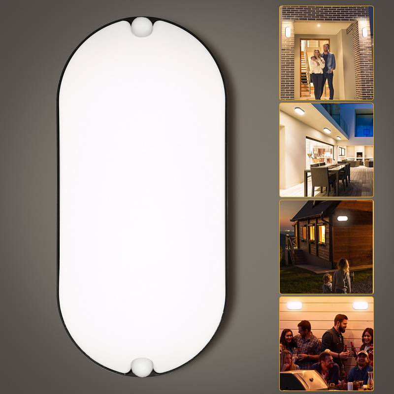 LED Feuchtraumleuchte 15W 4x Wasserdicht Deckenleuchten IP54 Wasserdicht Lampe Garage Keller