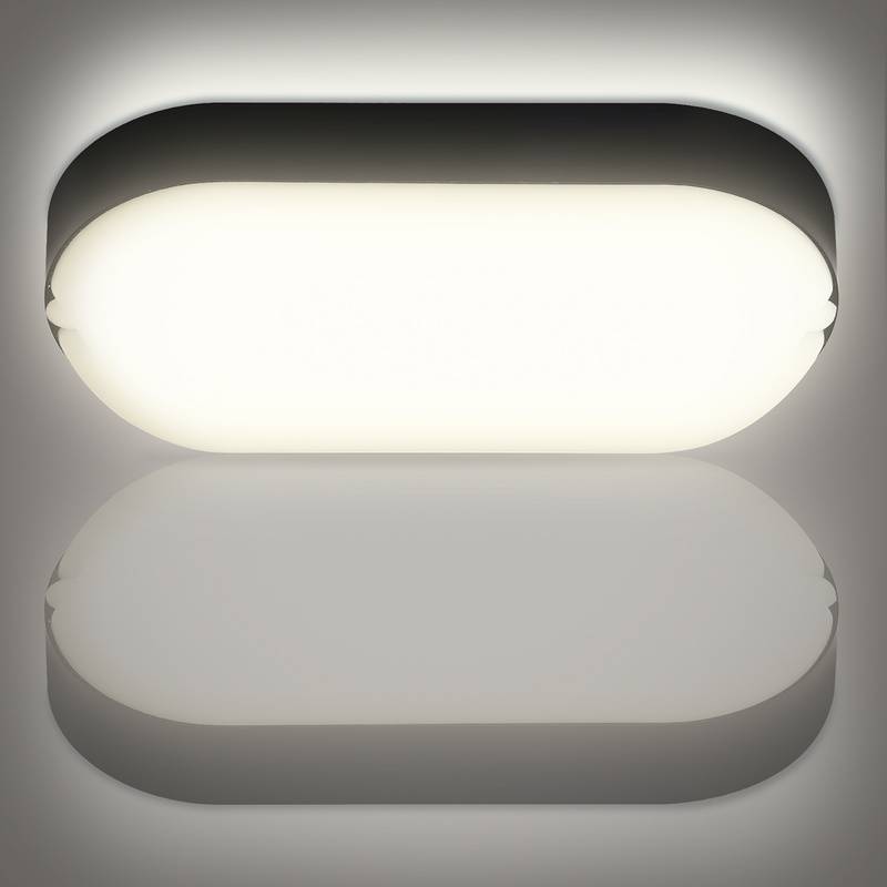 LED Feuchtraumleuchte 15W 6x Wasserdicht Deckenleuchten IP54 Wasserdicht Lampe Garage Keller