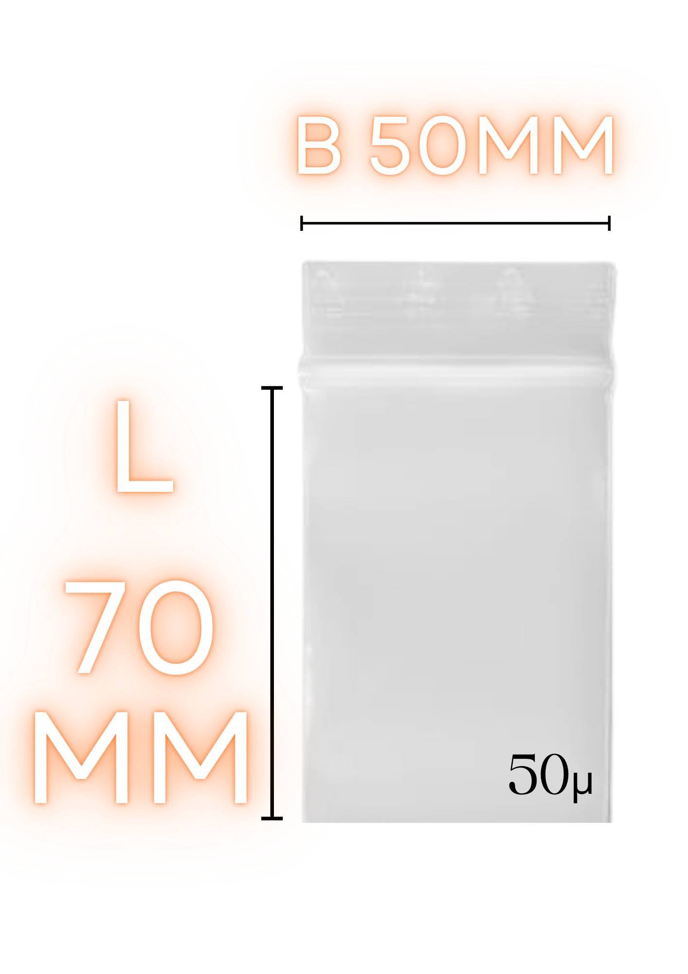 1000x Druckverschlussbeutel 50 x 70 mm Folienbeutel Schnellverschlussbeutel Polybeutel Tüte LPDE