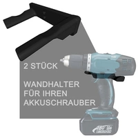 2 Stück Wandhalterung für Akkuschrauber für Bosch Makita Dewalt Ryobi etc. I Aufbewahrung Werkzeug 2 Stück Wandhalterung für Akkuschrauber für Bosch Makita Dewalt Ryobi etc. I Aufbewahrung Werkzeug