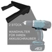 2 Stück Wandhalterung für Akkuschrauber für Bosch Makita Dewalt Ryobi etc. I Aufbewahrung Werkzeug 2 Stück Wandhalterung für Akkuschrauber für Bosch Makita Dewalt Ryobi etc. I Aufbewahrung Werkzeug
