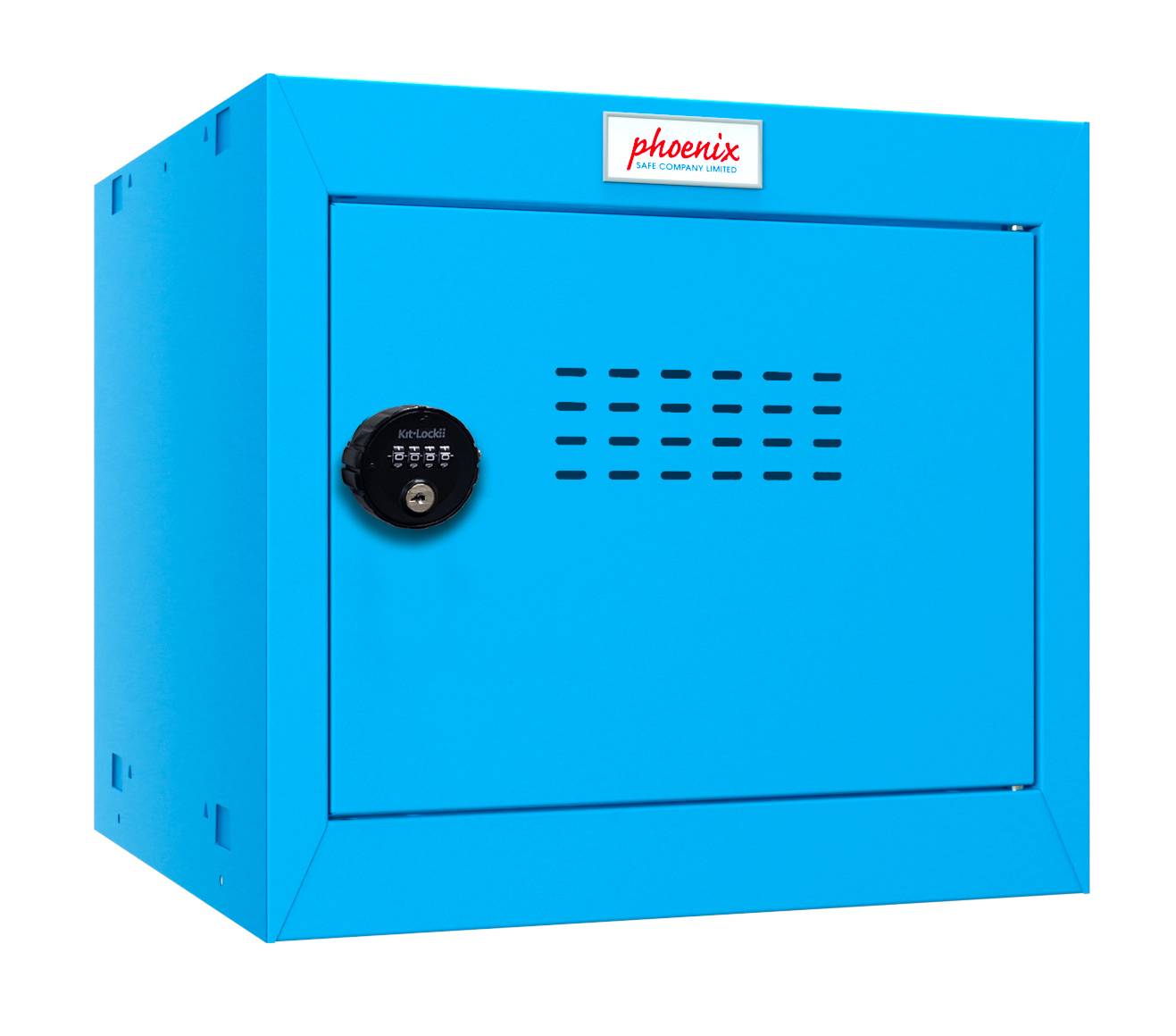 Phoenix CL0344BBC Würfel-Schließfach Cube Locker 44L Blau - Kombinationsschloss - Für Hause, Büro, Fitness, Schüle