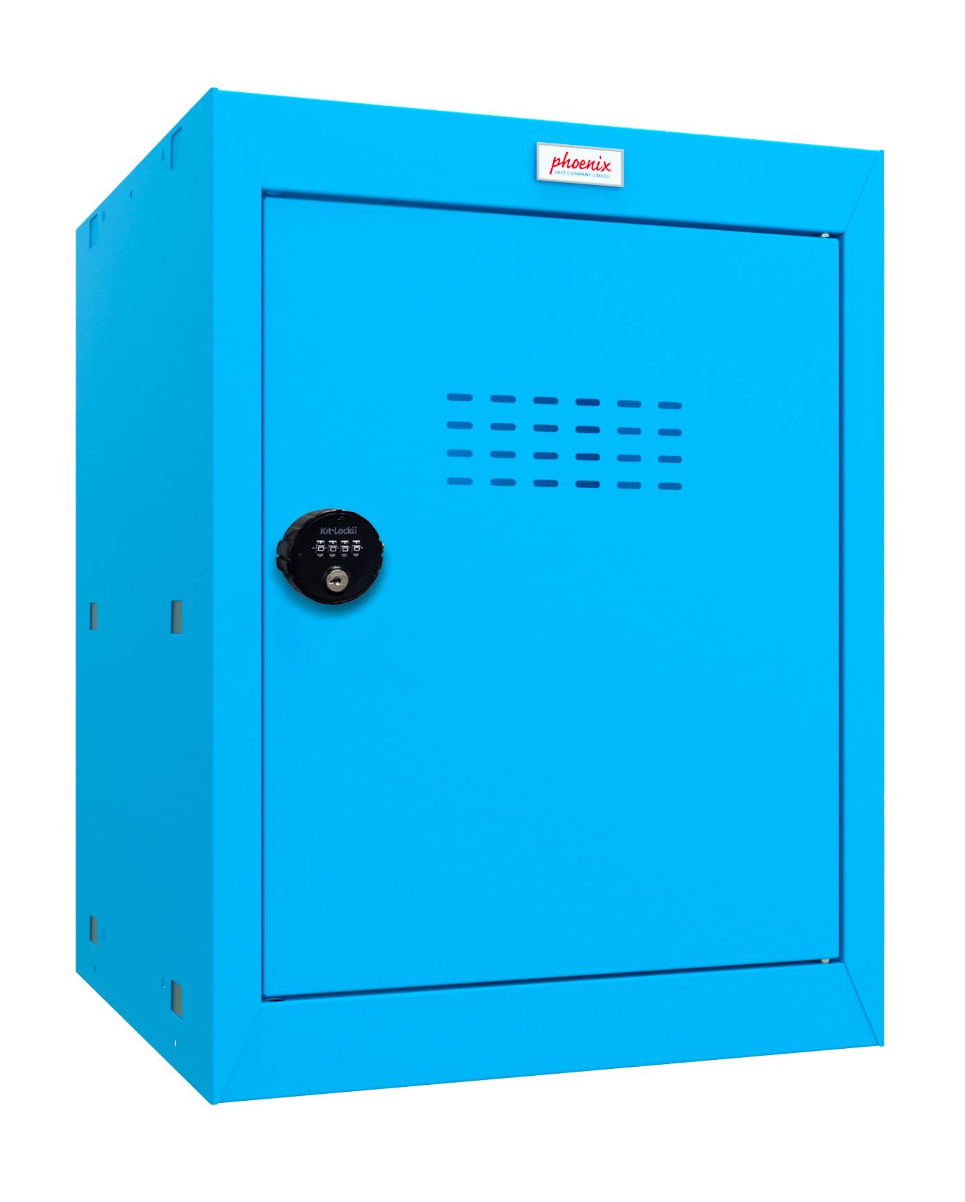 Phoenix CL0544BBC Würfel-Schließfach Cube Locker 66L Blau - Kombinationsschloss - Für Hause, Büro, Fitness, Schüle