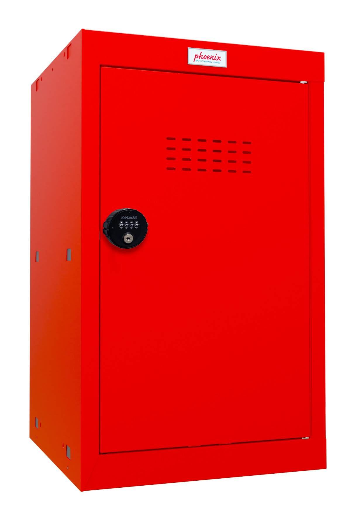Phoenix CL0644RRC Würfel-Schließfach Cube Locker 87L Rot - Kombinationsschloss - Für Hause, Büro, Fitness, Schüle