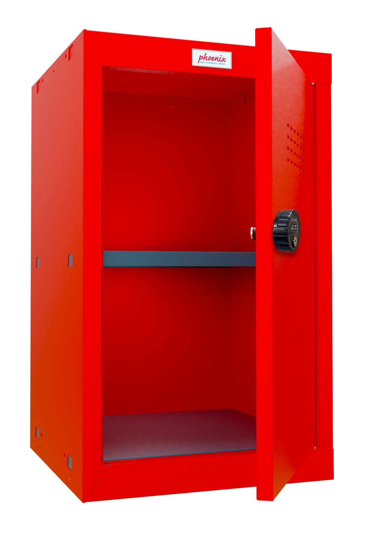 Phoenix CL0644RRC Würfel-Schließfach Cube Locker 87L Rot - Kombinationsschloss - Für Hause, Büro, Fitness, Schüle